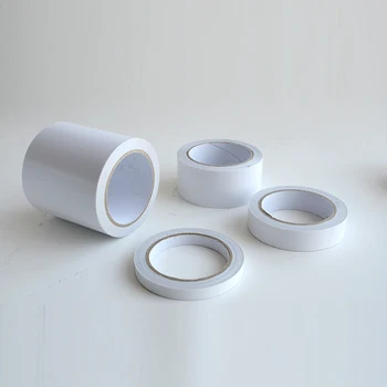 Jumbo roll high quality waterproof hot melt double sided coated rubber paper tissue splicing adhesive tape with free sample