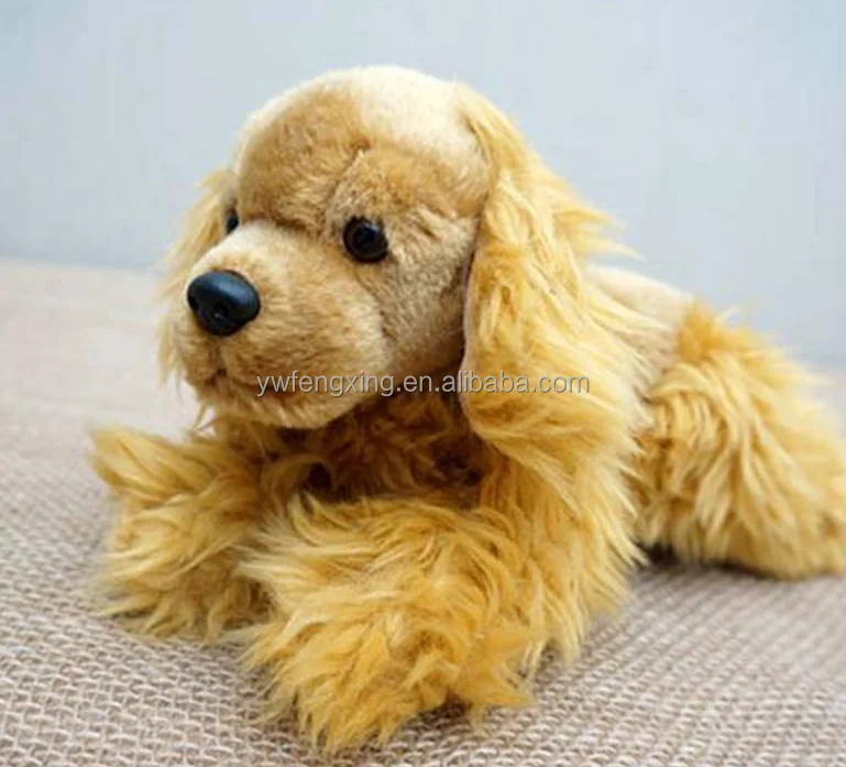 brown cocker spaniel stuffed animal