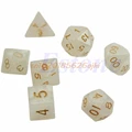 7pcs Black Sided Dice D4 D6 D8 D10 D12 D20 Dungeons Dragon D D RPG Poly