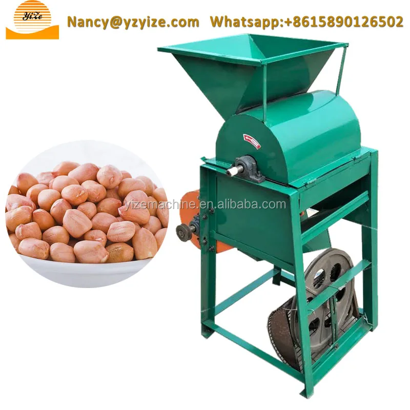 Groundnut Decorticator for High Capacity Combined Peanut Shell Removing Machine