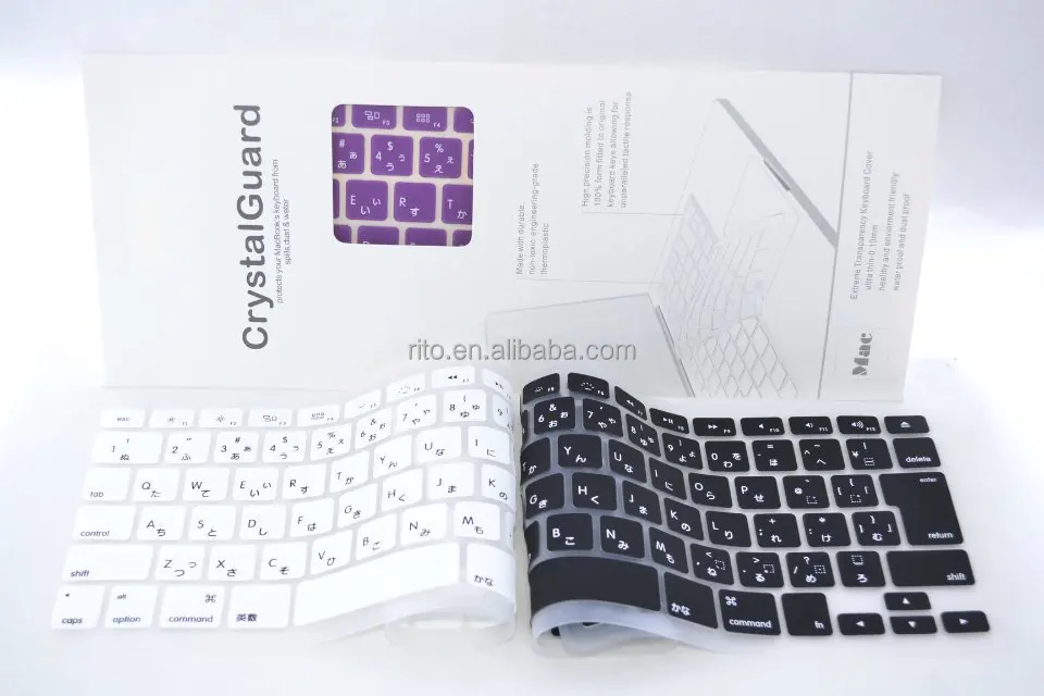 For Macbook Pro Japanese Keyboard Cover Silicone, Custom Keyboard Skin in Janpan Layout