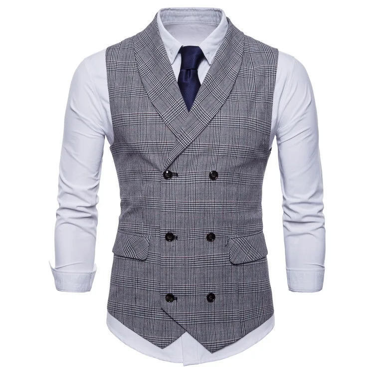 Hot Sale Vest Men Suit British Style Business Suit Vest  Men Suit for Men