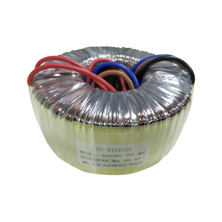 12V to 220V AC Power Transformer 100W to 5000W Toroidal Transformer with Copper Wire 110V to 220V Converter