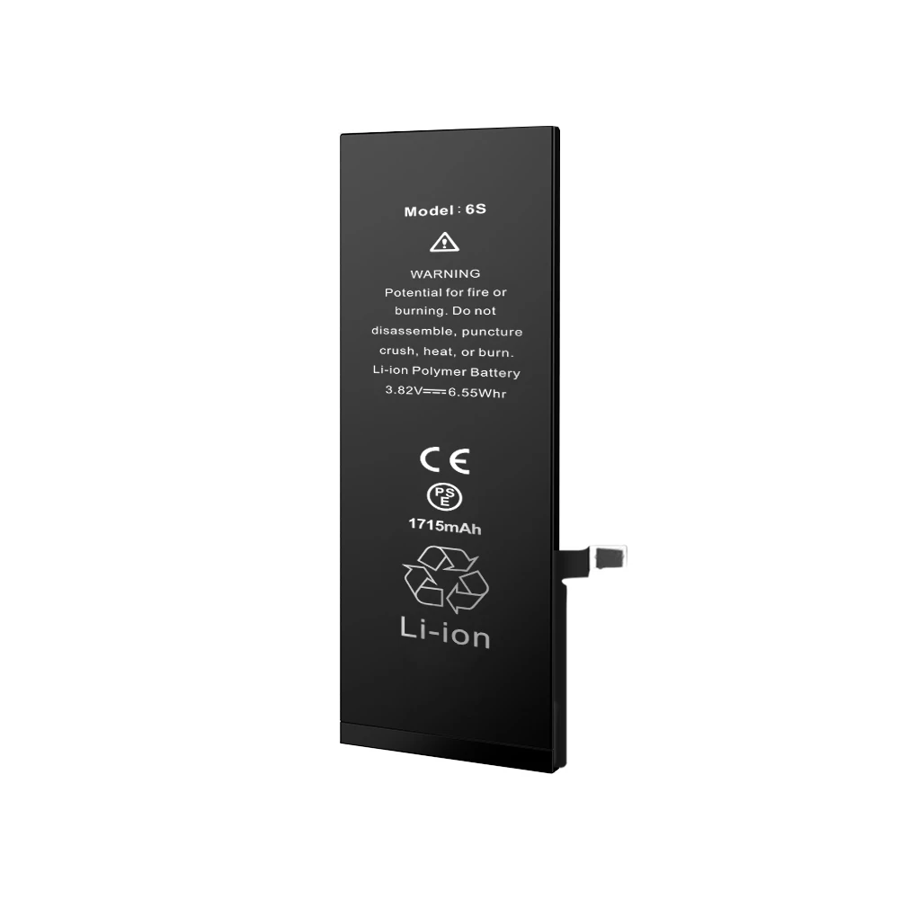 Новый продукт, батарея для сотового телефона 6S akku 1715mah, батарея для мобильного телефона