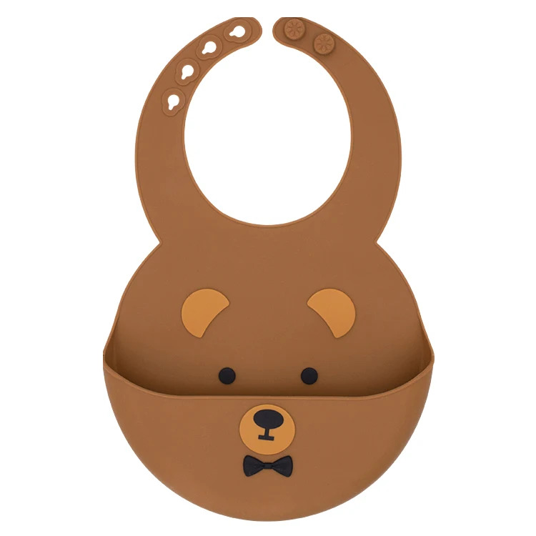 Мягкие силиконовые легко чистящие водонепроницаемые детские нагрудники