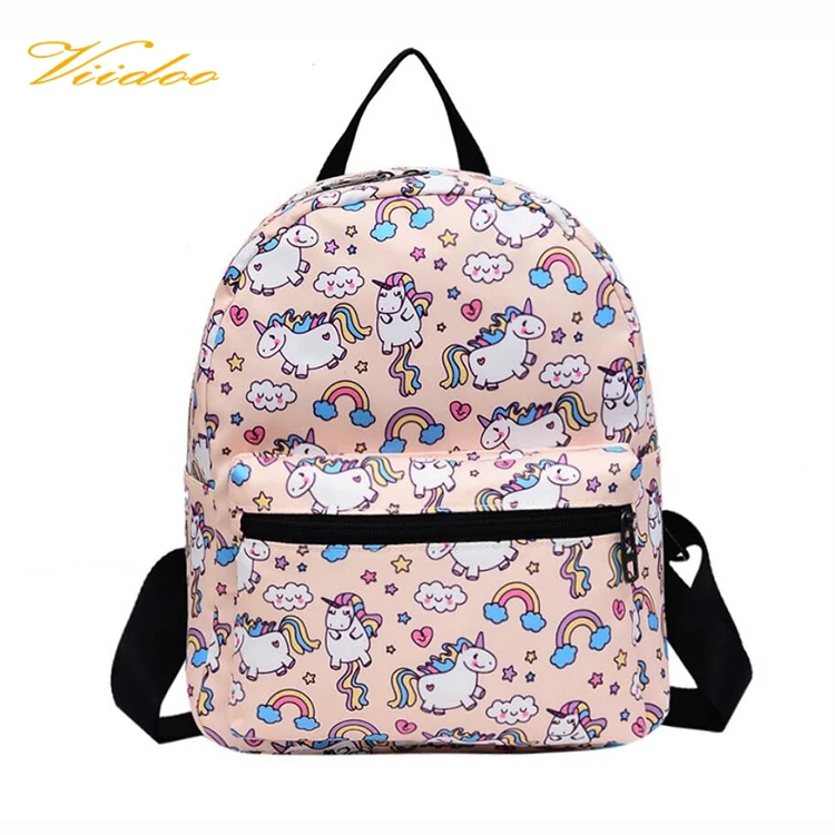 unicorn print backpack