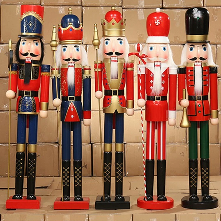 
Деревянный гайковёр в натуральную величину, Рождественская Кукла гайковёра на заказ 