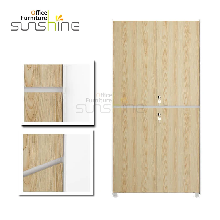 high level office filing cabinet wood material in guangzhou china