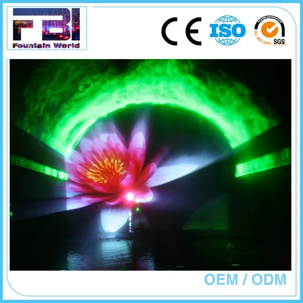 Cascade Nozzles for Water Projection Screen Outdoor Large Size Water Screen Movie Show Fountains Project