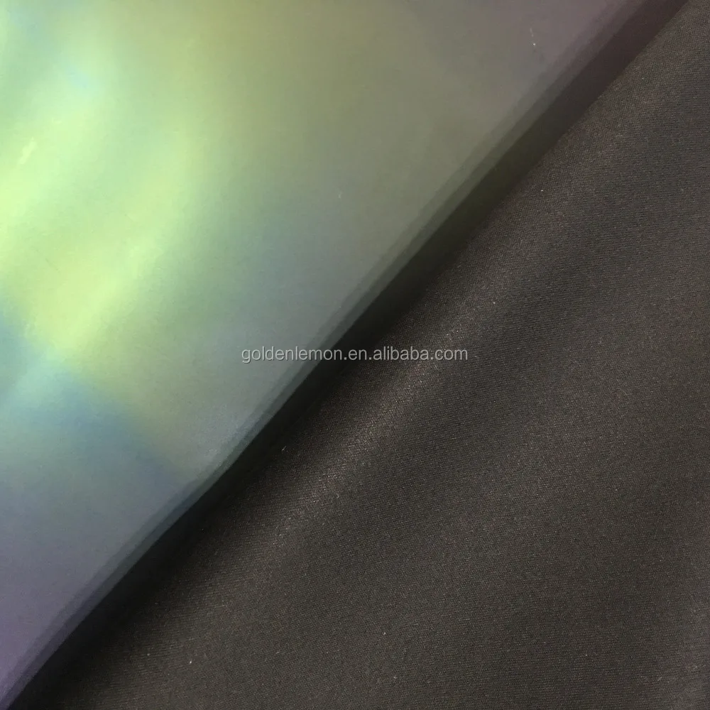 Rainbow Reflective Fabric with Cotton Backing