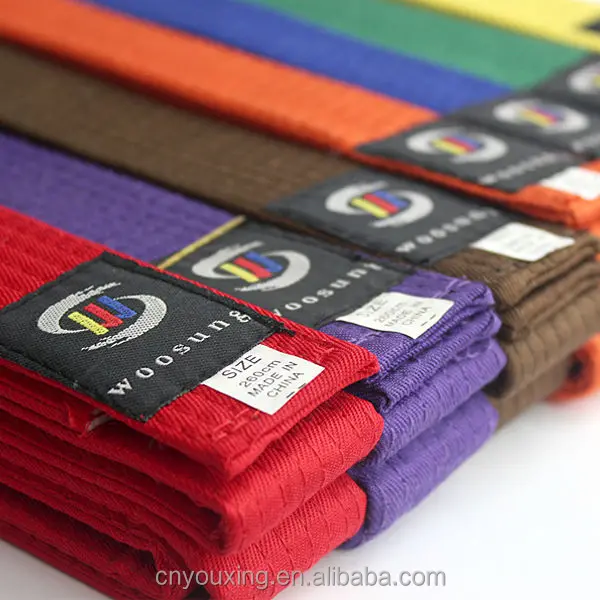 Colourful Martial Arts Belts/taekwondo Belts/custom Karate Belts Buy