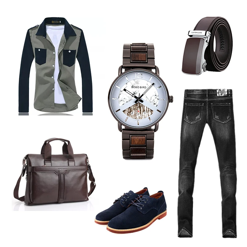 2019 деревянные часы BOBO BIRD с индивидуальным дизайном, мужские наручные часы разных цветов