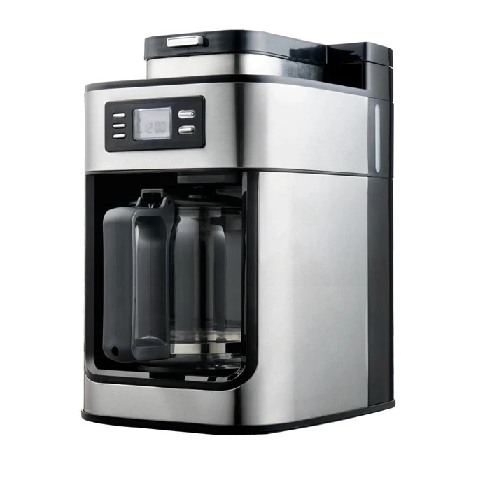 Coffee Machine, Gourmia GCM4700 Coffee Maker With Built In Grinder