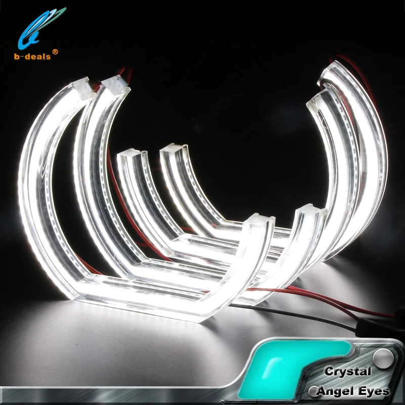 DTM Style U Shape Crystal Angel Eyes for BMW E90 E92 M3 F30 halo Rings