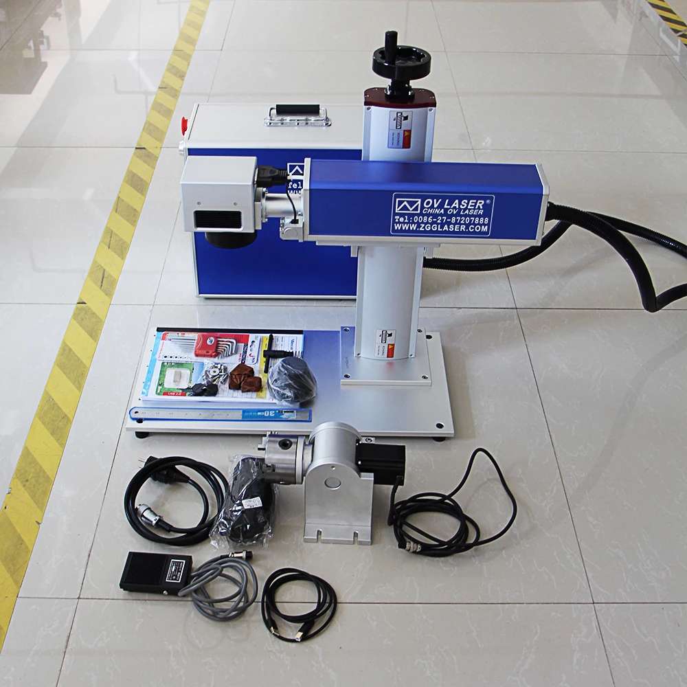 Metal Credit Card Fiber Laser Engraving Machine Mopa Fiber Laser