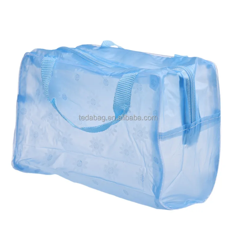 frosted pvc bolsa