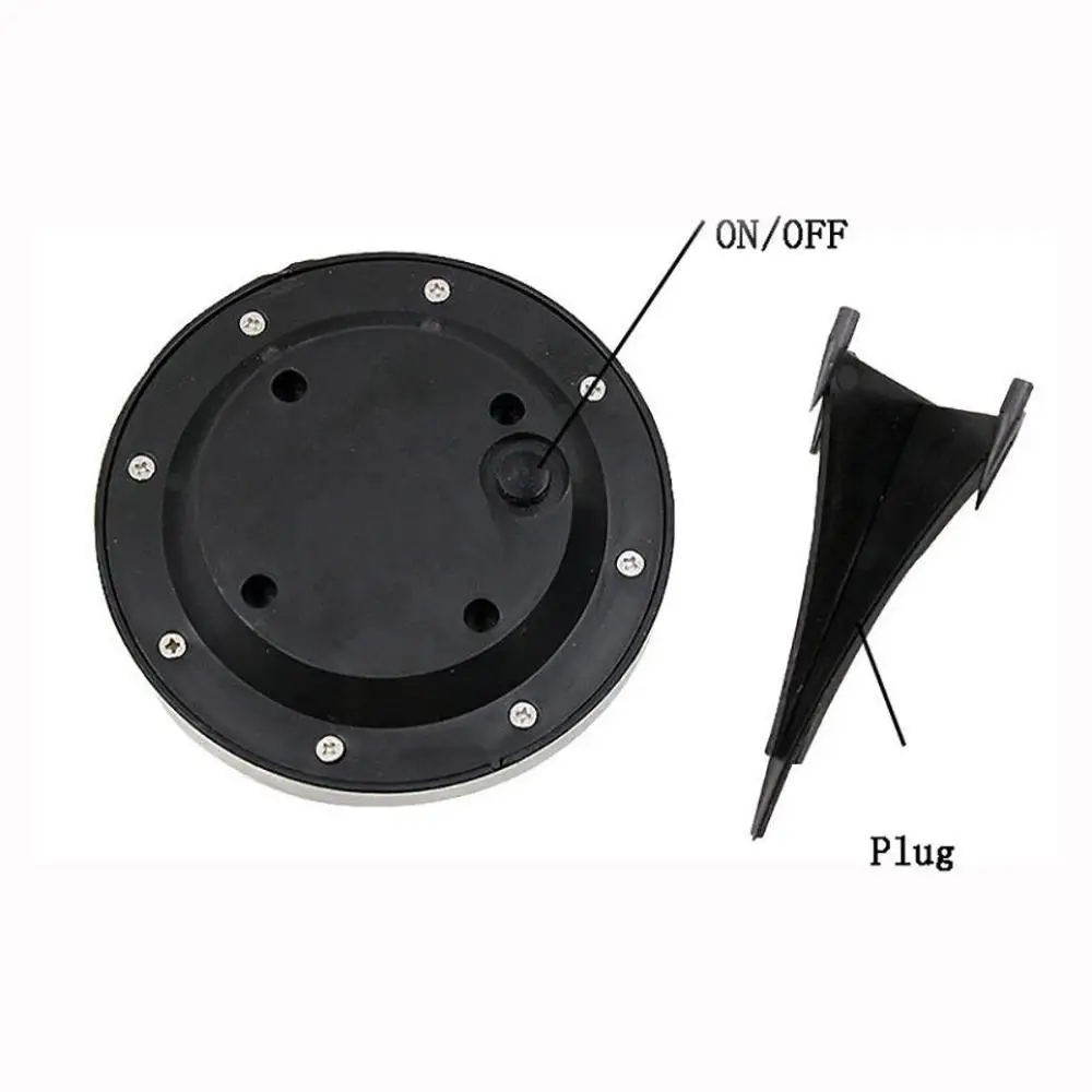 
Светодиодный светильник в помещении, 12 светодиодов, питание от солнечной энергии, наземная лампа, наружный путь, садовый декоративный светильник 