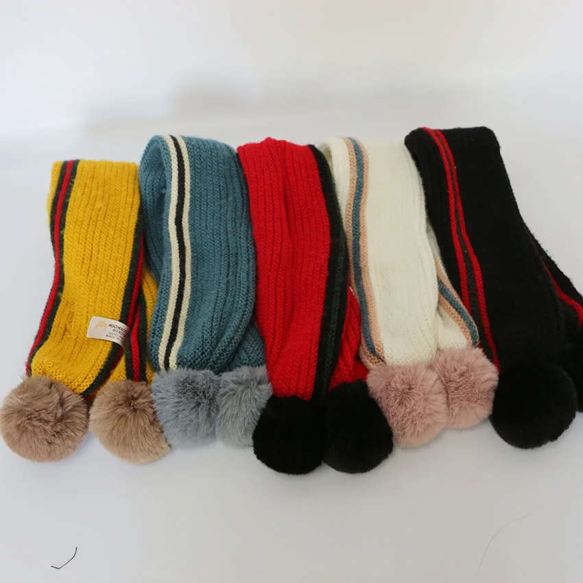 Детский зимний шарф различных цветов по низкой цене