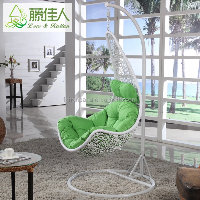 Outdoor Narrow Egg Chair Wicker, Patio Rattan Basket Chair Capacity Indoor  Egg Chairs with Stand & Cushion Cocoon Chair - AliExpress
