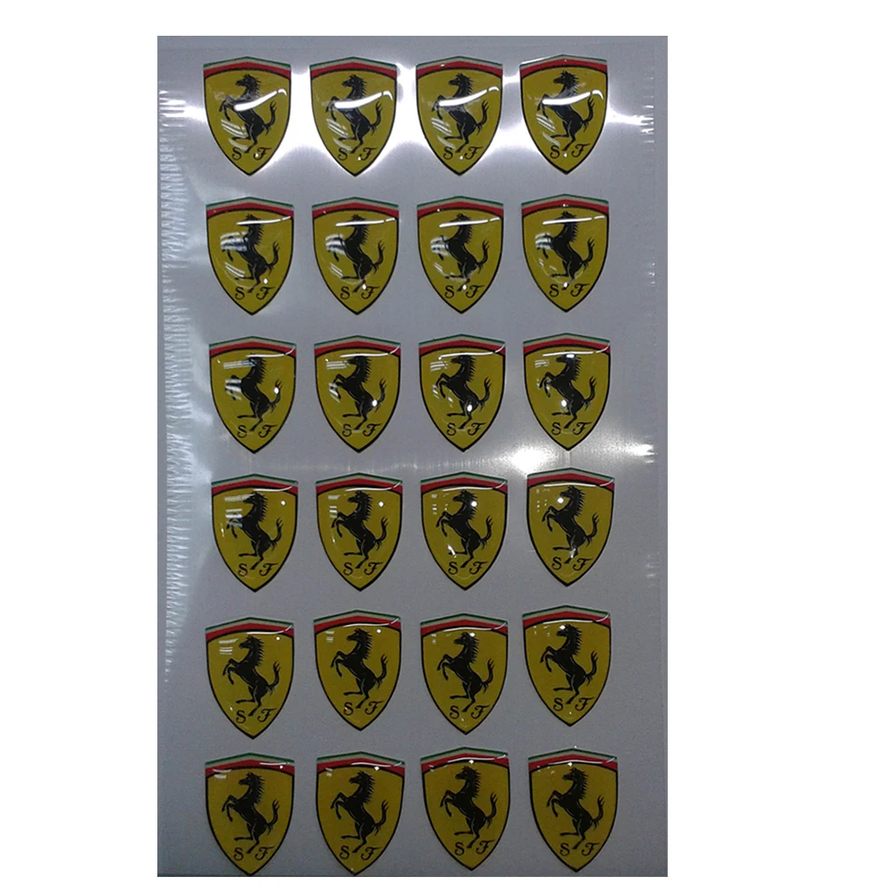 
 Ремесла эпоксидной смолы 3D каучуковая наклейка 3D поднял Стикеры  