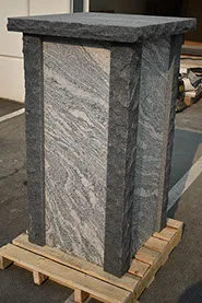 Factory Quality Granite square Pillar Column Round Design in Construction