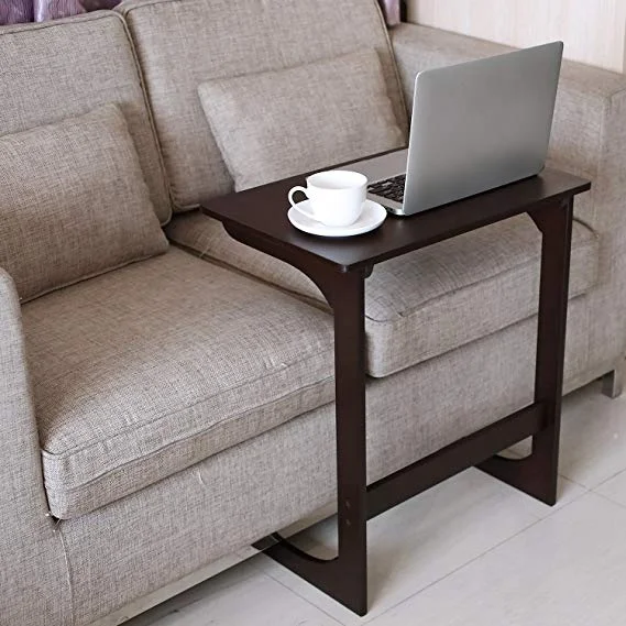 Кофейный столик BICHENG для дивана, дивана, кровати, боковой столик, цветная бамбуковая мебель в стиле ретро для гостиной, современная лазерная гравировка, 55*35*62 см