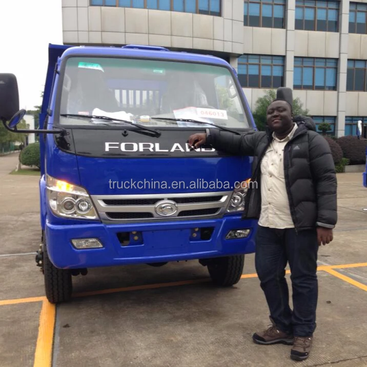 Foton Forland 5 Ton Mini Tipper Camion 4x4 Small Dump Truck for Sale