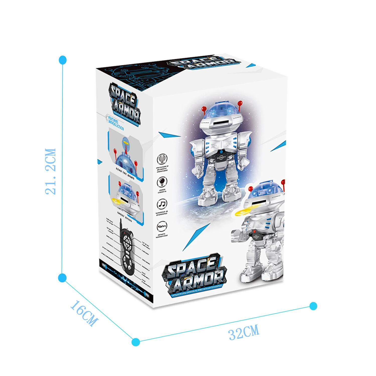 Eco Friendly Remote Control Dancing Talking Walking Educational Robot for Kids