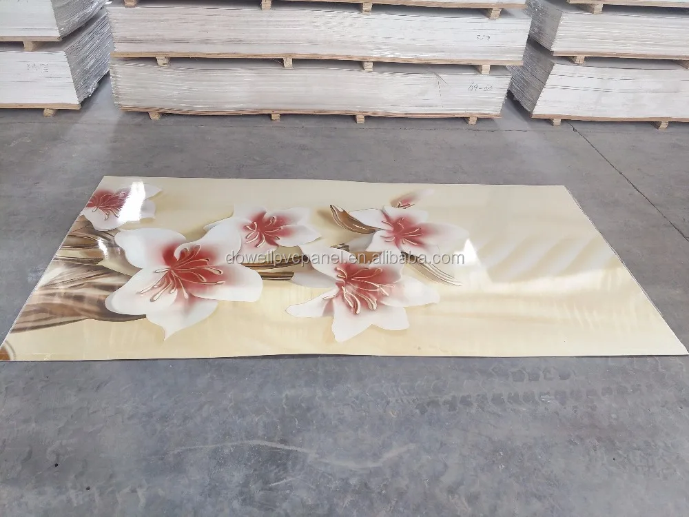 High Gloss UV PVC Marble Sheet for Bathroom Wall Panels Pvc Decoration