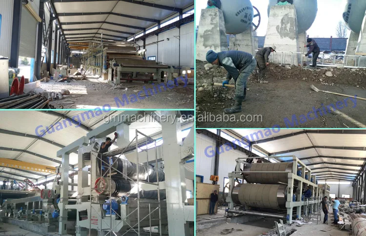 Large capacity of 8 tons per day toilet paper production line fully automatic toilet paper napkin paper making machine details