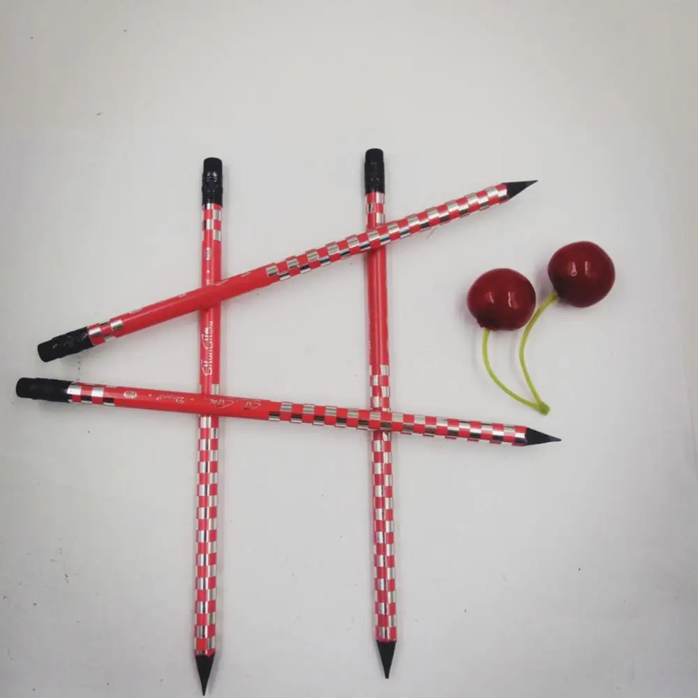 Top Quality Promotional Plastic Pencil With Eraser