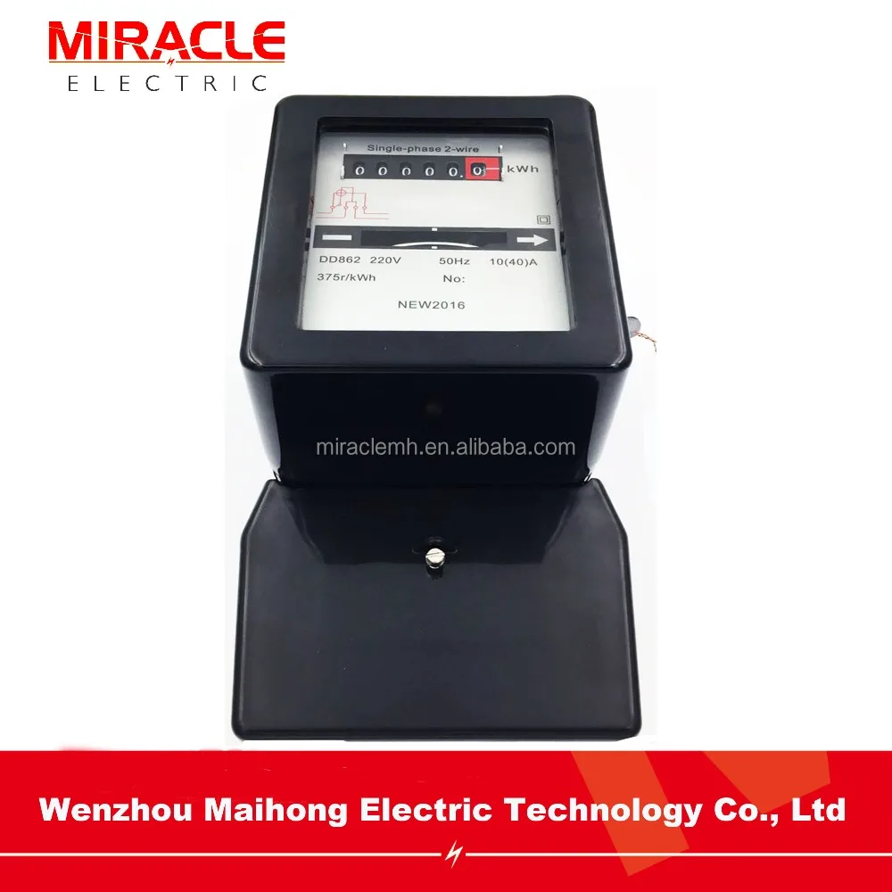 Made in China Long Life Analog Single Phase Mechanical kwh Energy Meter