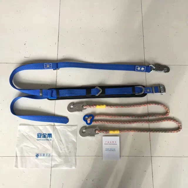 Aerial Work Electrician Seat with Insulated Electrical Pole Climbing Belt