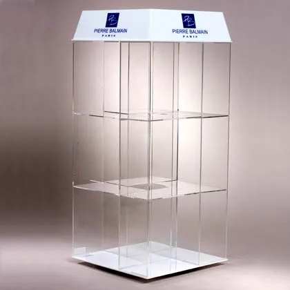 Elegant Acrylic Book Display Rack | Modern Book Shelf For Bookstores | Oem