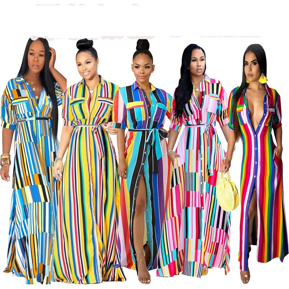 Wholesale Women Casual Fashion Striped 