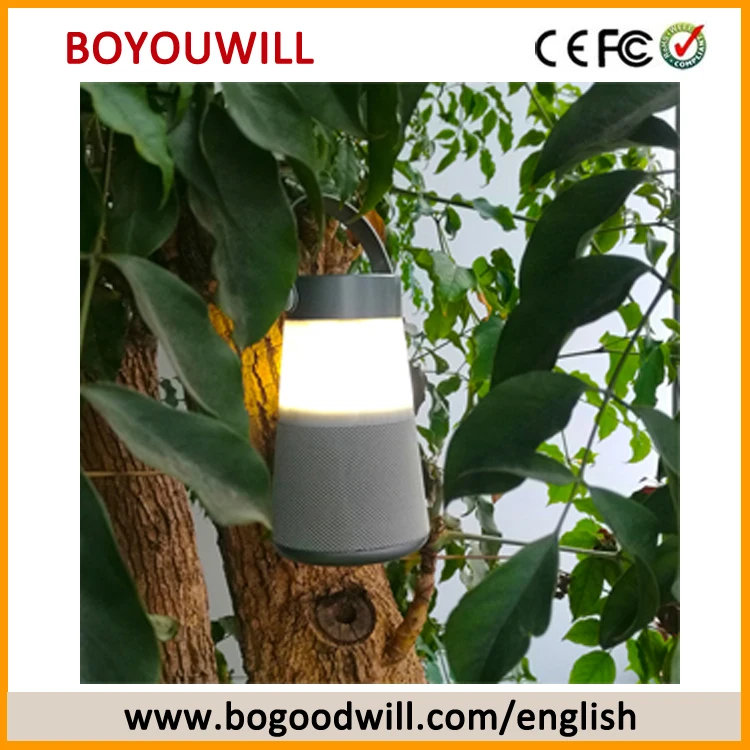 Led Light Waterproof Speaker with Camping Lantern