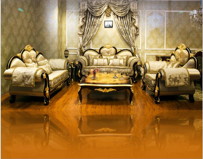 Роскошный Королевский кожаный диван BISINI для виллы