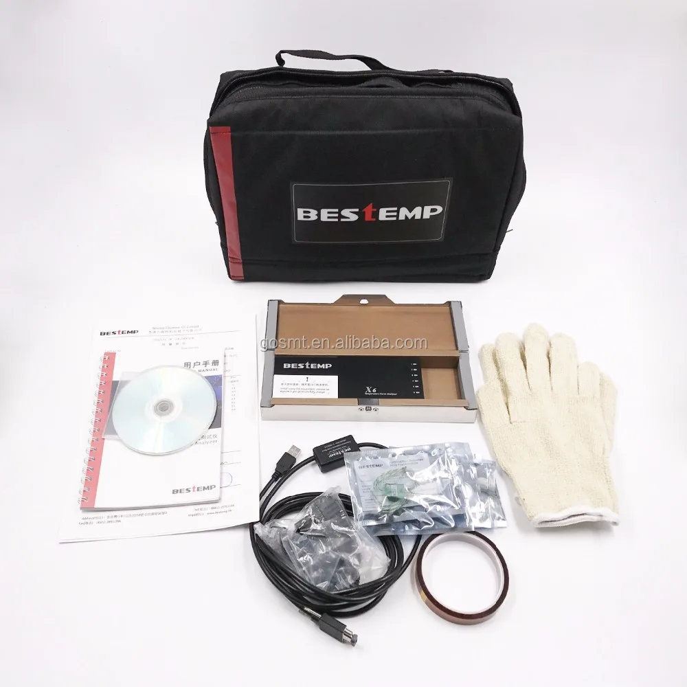 전문가용 베스트엠펜 열 프로파일러 SMT 열 프로파일링 열전대 프로파일러 리플로우 오븐용