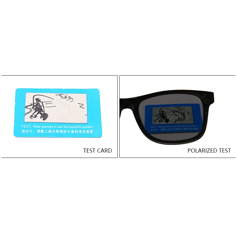 5Pcs Classic Polarized Magnetic Clip on Sunglasses for Driving Glasses Night Vision