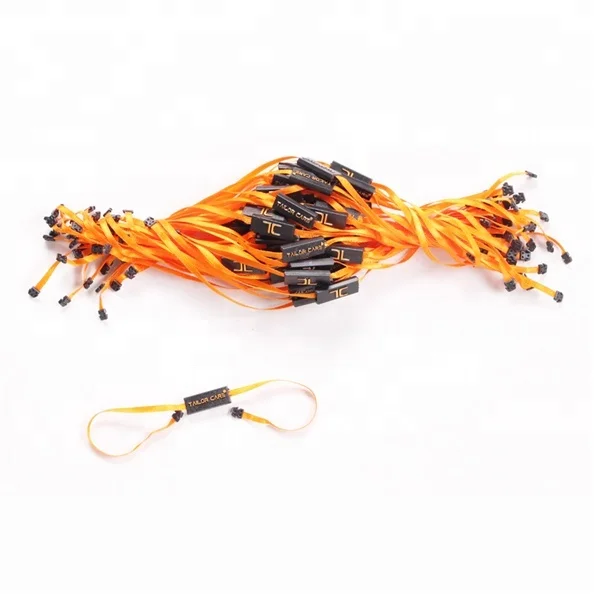 Custom Design New China Security Orange Hang Tag String