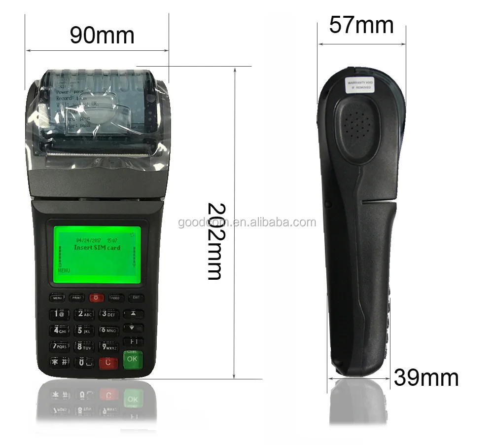 Parking Ticket Machine Handheld Thermal SIM Printer