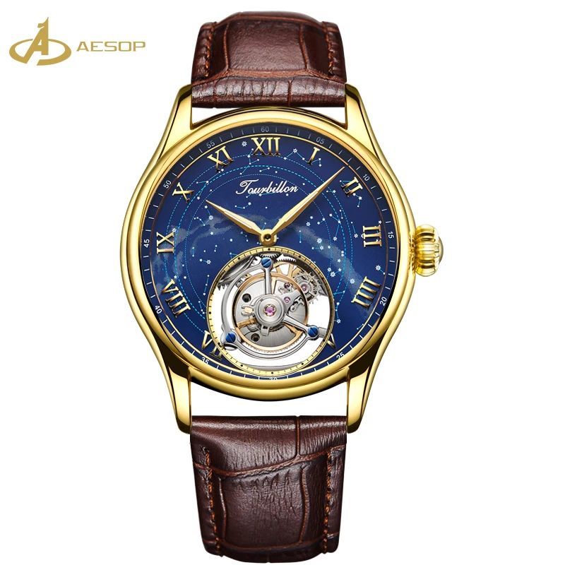Aesop Mechanical GMT Tourbillon Watch