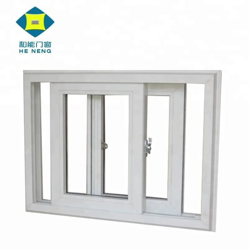 Directly Factory Tempered Glass Office Price of  PVC Sliding Windows in the Philippines