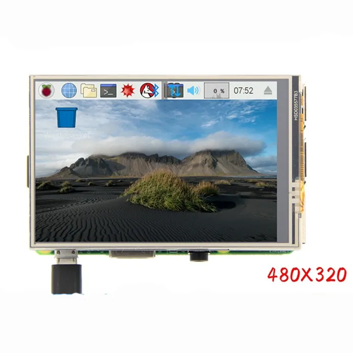 B Plus Semoic LCD MHS 3.5 Pouces Tft Appuyez sur LéCran avec SPI 50 Fps Affichage pour Raspberry Pi 3 ModèLe B/B