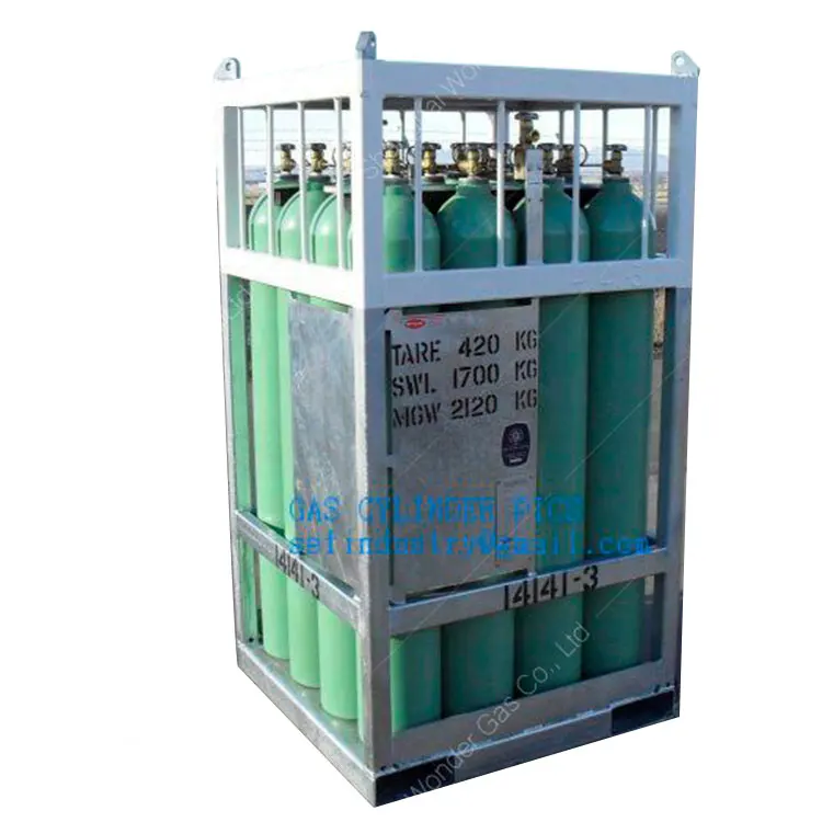 Offshore Container DNV Rack Oxygen Gas Cylinder Rack