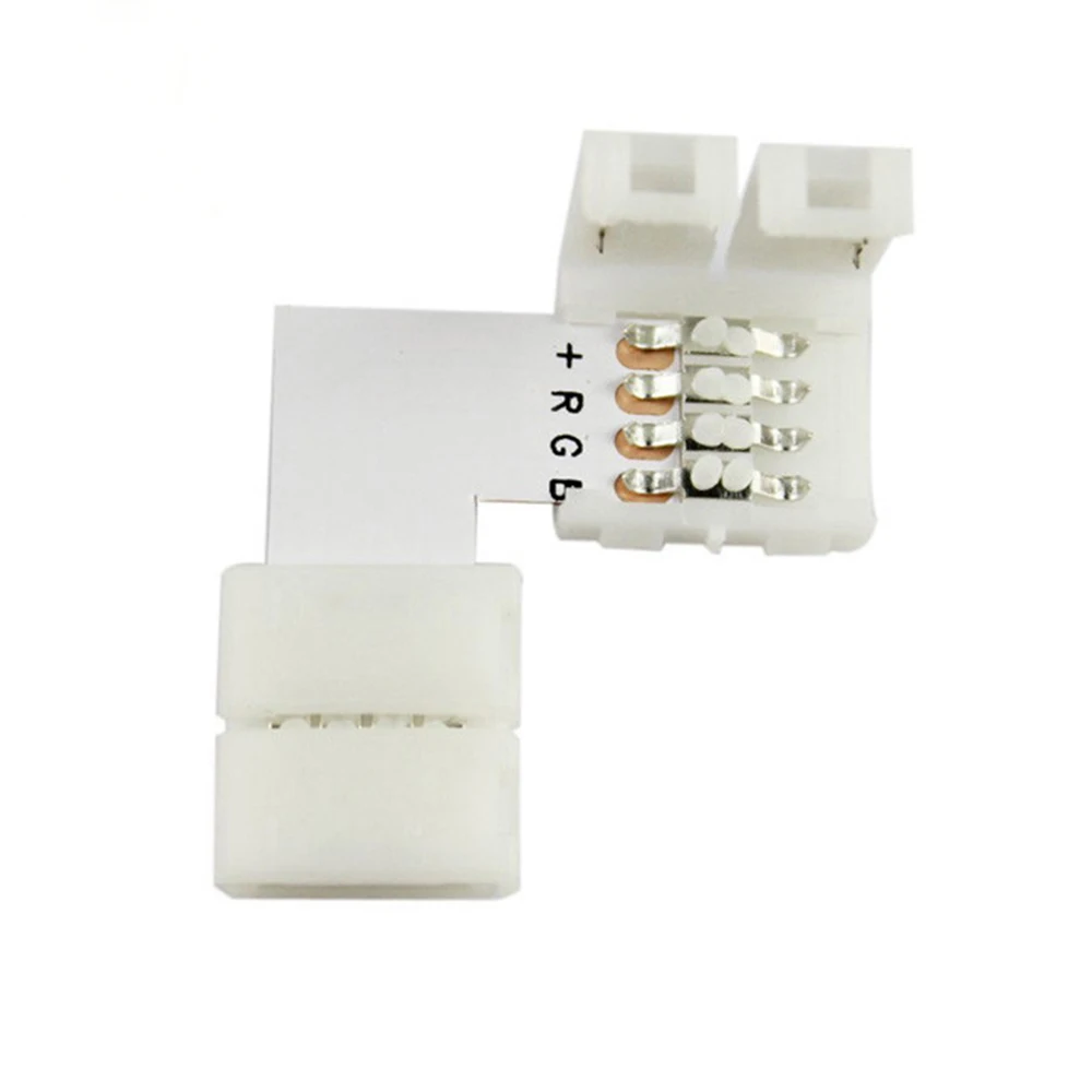 Connettore Per Striscia LED 4 Pin 10 Mm RGB Senza Saldatura Per 5050 Smd Forma A L~p140124196 - Foto 12