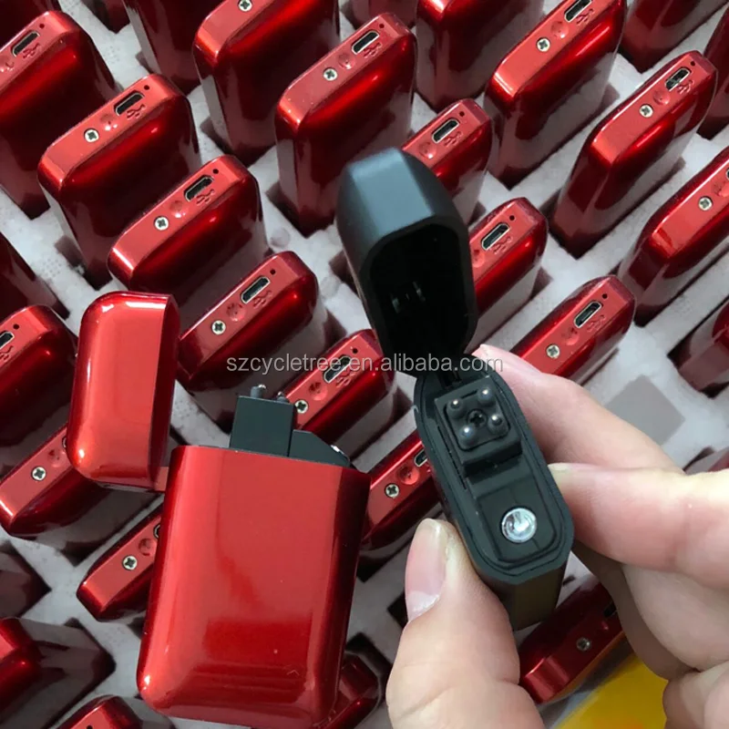 Китайские товары, оптовая продажа, самая дешевая металлическая ветрозащитная мини-зажигалка для сигар с двойной дугой и USB-разъемом с батареей