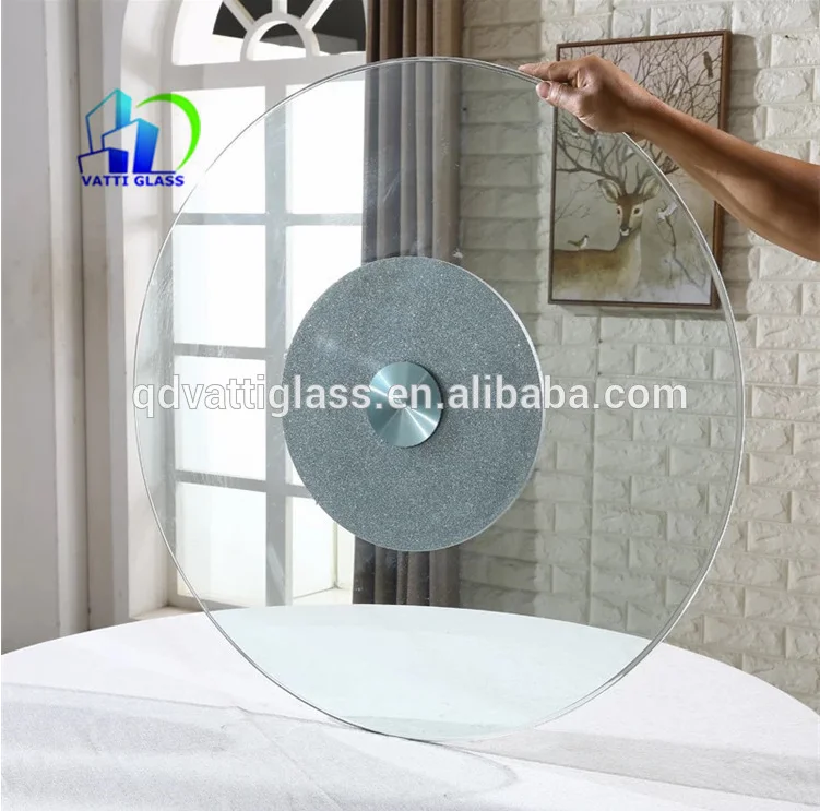 Стеклянная Поворотная тарелка столик для отеля ресторана