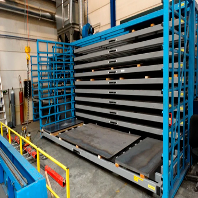 Plywood sheet metal storage rack system to sale