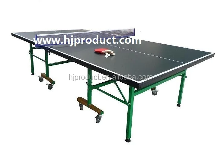 Обычный стиль легко собирающийся студийный складной перемещение 8 колес нога стол для настольного тенниса
